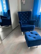 schommelstoel met voetenbankje, Huis en Inrichting, Stoelen, Ophalen, Zo goed als nieuw, Eén