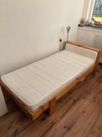 Meegroeibed incl. Matras, Huis en Inrichting, Slaapkamer | Bedden, Ophalen, Eenpersoons, Bruin, 80 cm