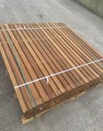Hardhouten lamellen schuttingen, Tuin en Terras, Tuinschermen, Ophalen, 150 tot 200 cm, Zo goed als nieuw, 150 tot 200 cm
