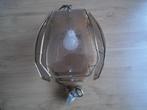 oude hanglamp, Huis en Inrichting, Lampen | Hanglampen, Ophalen, Gebruikt, Glas, Minder dan 50 cm