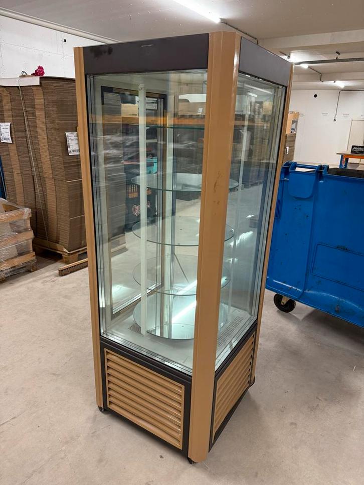 Scaiola Koelvitrine met Draaiende Plateaus, Zakelijke goederen, Horeca | Keukenapparatuur, Koelen en Vriezen, Gebruikt, Ophalen