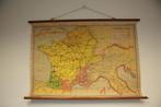 Vintage Schoolkaart “Caesar’s Gaul” - Denoyer-Geppert, Antiek en Kunst, Ophalen, Geschiedenis