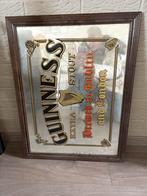 Guinness Spiegel met Houten Frame, Antiek en Kunst, Ophalen, Rechthoekig, 50 tot 100 cm, 100 tot 150 cm