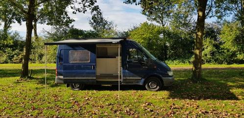 Ford transit camper, Caravans en Kamperen, Caravans, Particulier, tot en met 2, Fietsenrek, Koelkast, Luifel, Zonnepaneel, Ophalen