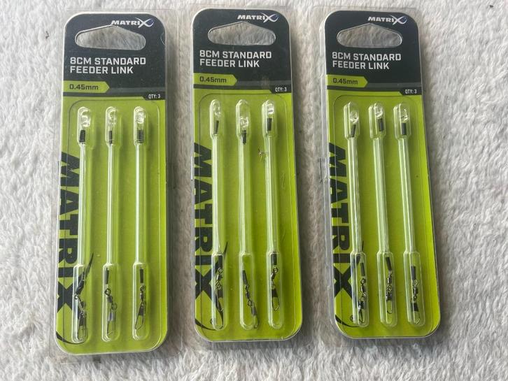 adv 477 / NIEUW 3 blisters feederlink MATRIX, Watersport en Boten, Hengelsport | Algemeen, Nieuw, Overige typen, Ophalen of Verzenden