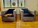 Originele Minotti Suitcase Lounge Chairs – Crocodile Print L, Ophalen, Zo goed als nieuw, Leer