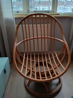 Rotanstoel draaiend, Huis en Inrichting, Stoelen, Ophalen, Bruin, Eén