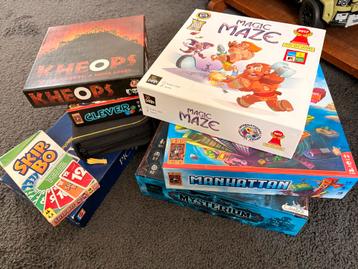 Spellenpakket: Mysterium, Magic Maze, Manhattan + beschikbaar voor biedingen