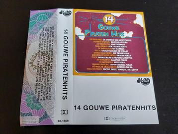 14 GOUWE PIRATENHITS (CASSETTEBANDJE) beschikbaar voor biedingen