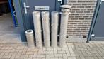 Dubbelwandige rookkanaal geïsoleerde kachelpijp /180mm, Overige typen, Ophalen of Verzenden, Zo goed als nieuw, Rvs