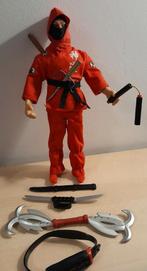 Vintage Action Man Crimson Ninja met veel accessoires, Ophalen of Verzenden, Zo goed als nieuw