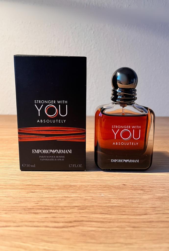 Emporio Armani - Stronger With You Absolutely 50ML, Sieraden, Tassen en Uiterlijk, Uiterlijk | Parfum, Zo goed als nieuw, Verzenden