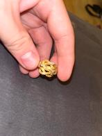 Surinaamse Gouden Mattenklopper Ring - Maat 22, Sieraden, Tassen en Uiterlijk, Ringen, Gebruikt, 20 of groter, Ophalen of Verzenden