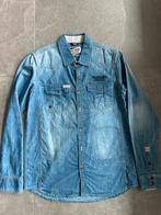 Petrol Industries overhemd blauw, Kleding | Heren, Overhemden, Ophalen of Verzenden, Zo goed als nieuw, Blauw, Halswijdte 39/40 (M)