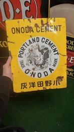 Emaille reclamebord dubbelzijdig, Verzamelen, Merken en Reclamevoorwerpen, Ophalen of Verzenden