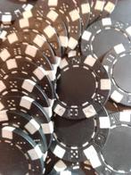 Zwarte tokens van poker, per stuk, Antiek en Kunst, Kunst | Overige Kunst, Ophalen of Verzenden