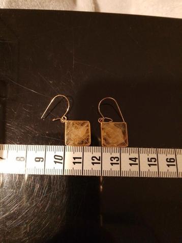 Oorbellen met Citrien  beschikbaar voor biedingen