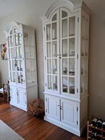 Te koop aangeboden 2 identieke servieskasten, Huis en Inrichting, Kasten | Buffetkasten, Ophalen, Landelijk modern, 50 tot 100 cm