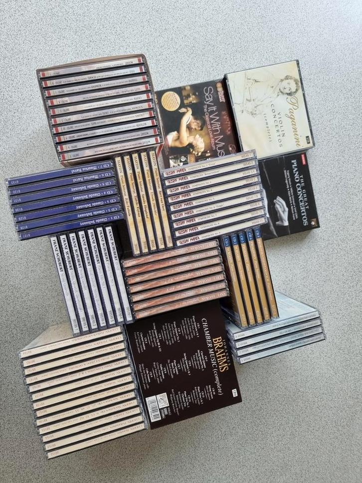 Heel veel klassiek! Mozart - Brahms - Paganini - Schubert, Cd's en Dvd's, Cd's | Klassiek, Zo goed als nieuw, Kamermuziek, Classicisme