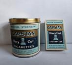 Oud Reclame ~ Leeg Blikje en Doosje Capstan Cigarettes, Ophalen of Verzenden, Gebruikt, Overige