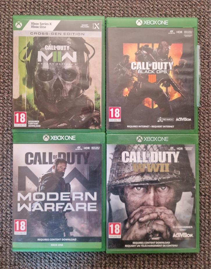 Call of Duty games Xbox One/Series X, Spelcomputers en Games, Games | Xbox One, Zo goed als nieuw, Shooter, 3 spelers of meer