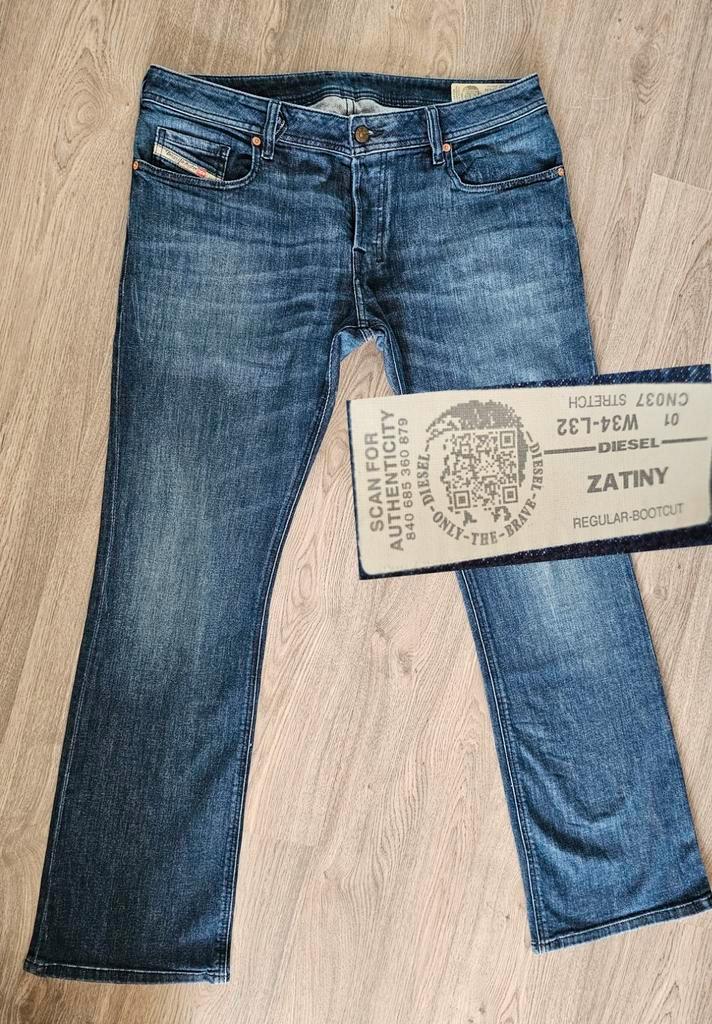Diesel ZATINY W34 L32 * 34x32 - BOOTCUT - y2k - #D783, Kleding | Heren, Spijkerbroeken en Jeans, Zo goed als nieuw, W33 - W34 (confectie 48/50)