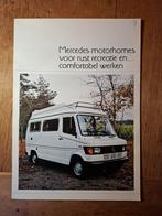 Mercedes-Benz Motorhomes folder - 1979, Ophalen of Verzenden, Zo goed als nieuw, Mercedes