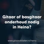 Gitaar of basgitaar onderhoud nodig in Heino?, Muziek en Instrumenten, Snaarinstrumenten | Gitaren | Elektrisch, Ophalen of Verzenden