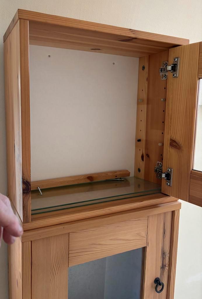 IKEA Wandkastjes met Glazen Deurtjes (4 stuks), Huis en Inrichting, Kasten | Vitrinekasten, Gebruikt, Minder dan 100 cm, Minder dan 50 cm