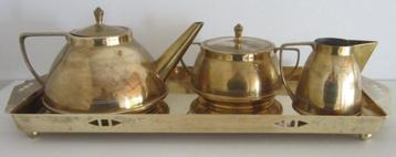 art nouveau thee set Fischer van der Hoef Bovy AB beschikbaar voor biedingen