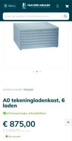 A0 ladenkast, Tuin en Terras, Bergingen en Tuinkasten, Ophalen, Gebruikt, Kunststof, Overige typen