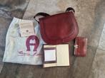 Vintage leren tas etienne aigner 1965 - 1975, Sieraden, Tassen en Uiterlijk, Tassen | Damestassen, Ophalen of Verzenden, Zo goed als nieuw