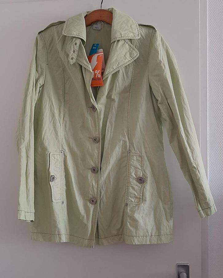 NIEUW! Dames zomer jas, kleding, Kleding | Dames, Jassen | Zomer, Nieuw, Maat 38/40 (M), Groen, Ophalen of Verzenden