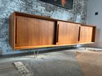 Vintage Teakhouten Dressoir Oskar - 220cm, Huis en Inrichting, Ophalen, Gebruikt, Teakhout, 200 cm of meer