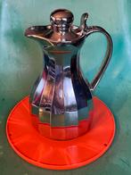 Retro Emsa thermoskan koffie thee chrome kunststof, Ophalen of Verzenden, Gebruikt