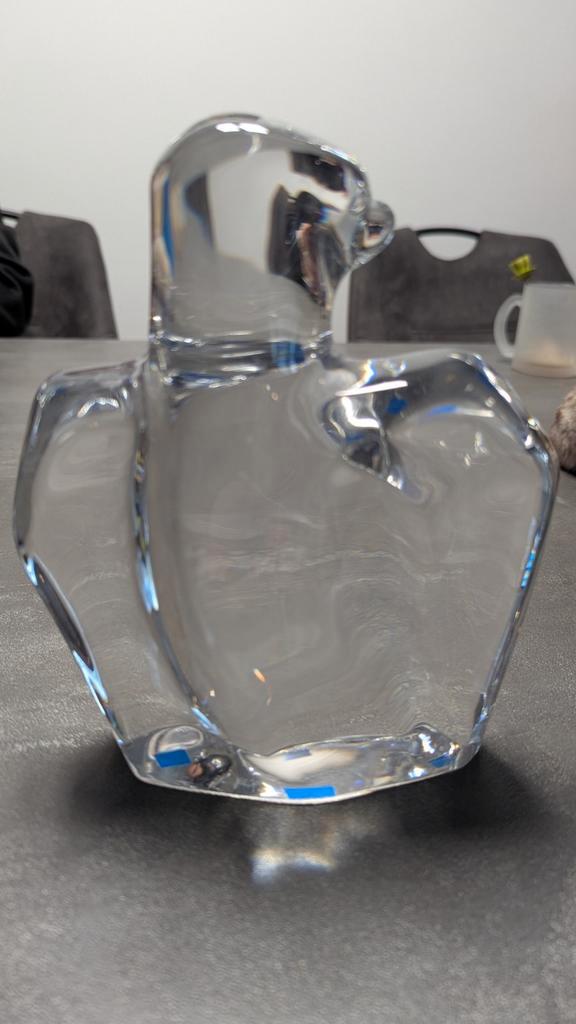 Orrefors Kristallen Adelaar Sculptuur - Olle Alberius, Antiek en Kunst, Antiek | Glas en Kristal, Ophalen of Verzenden