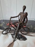 Fietser met Bijrijder Sculptuur, Antiek en Kunst, Ophalen of Verzenden