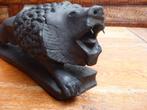 Afrikaanse houten leeuw in ebbenhout, Antiek en Kunst, Ophalen of Verzenden
