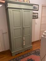 Mooie brocante landelijke zeegroene / blauwe kast planken, Ophalen of Verzenden, Zo goed als nieuw, 25 tot 50 cm, 150 tot 200 cm