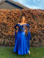 Blauwe dans/bal jurk maat 36/38, Kleding | Dames, Galajurk, Blauw, Ophalen of Verzenden, Maat 36 (S)