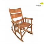 Opvouwbare Schommelstoel Jaren 70 Costa Rica, Gebruikt, Overige kleuren, Schommelstoel kampeer/travel, Hout
