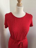 King Louie maat L maxi rode polka stipjes jurk 2798, Kleding | Dames, Jurken, Maat 42/44 (L), Ophalen of Verzenden, Zo goed als nieuw