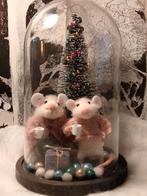 Kerstmuisjes onder glazen stolp, Ophalen of Verzenden, Nieuw