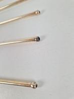 set van 8 verzilverde cocktail lepels Denmark, N, Ophalen of Verzenden, N, Los bestek