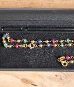Gouden 14k ketting en armband set 585 Italy, Ophalen of Verzenden, Zo goed als nieuw, X, Goud