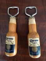 Bieropener Corona Extra , houten handvat . samen voor prijs, Ophalen of Verzenden, Nieuw, Flesopener, Overige merken