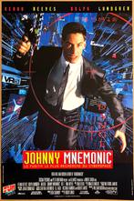 Johnny Mnemonic (1995) - Originele filmposter, Rechthoekig Staand, Verzenden, Zo goed als nieuw, A1 t/m A3