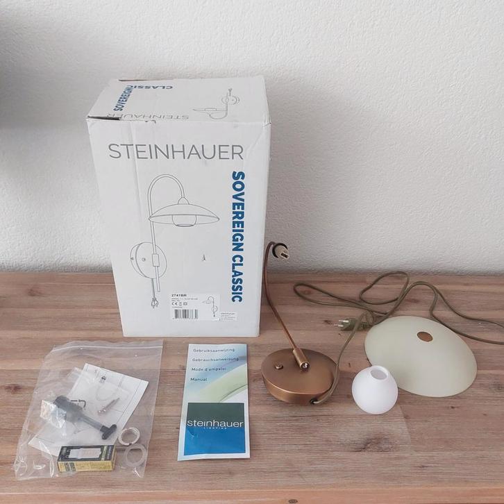 Steinhauer wandlamp(Sovereign Classic Serie) Nieuw, Huis en Inrichting, Lampen | Wandlampen, Nieuw, Ophalen