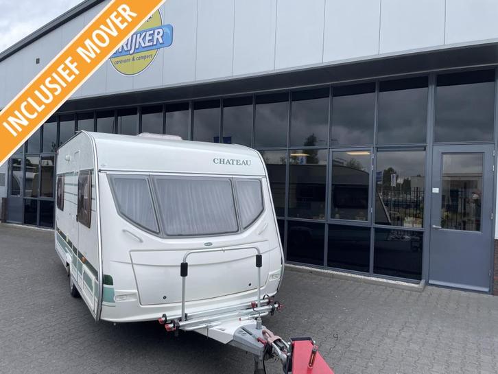 Chateau Calista 450 EU 2 Aparte bedden 995KG Leeg + Mover, Caravans en Kamperen, Caravans, Bedrijf, tot en met 4, 750 - 1000 kg