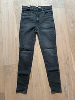 Levi’s Mile High Super Skinny (maat 26), Zwart, Ophalen of Verzenden, Zo goed als nieuw, W27 (confectie 34) of kleiner
